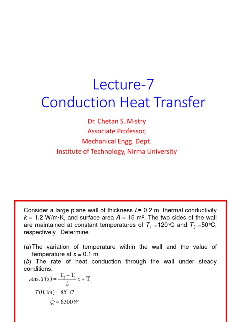 Conduction HT-CSM - 7 | PDF | Heat Transfer | Heat