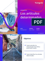 Los Artículos Determinados: Gramática