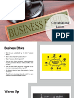 Conversation - Business Ethics