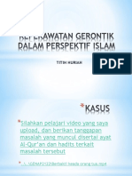 Keperawatan Gerontik Dalam Perspektif Islam