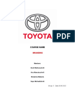 Branding Toyota
