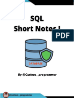 SQL Notes - Part 1 and Part 2 Merged Notes.