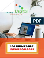 101 Printable: Ideas For 2021