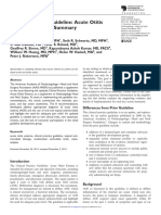 2014 Clinical Practice Guideline Acute Otitis Externa Executive Summary