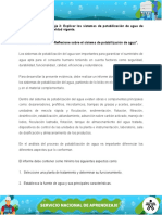 Evidencia 2 Informe Reflexione Sobre El Sistema Potabilizacion Agua