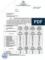 Interest Rates On Rupee Deposits W.E.F. 26-05-2022: Current Deposits (Domestic/NRO/NRE) Existing