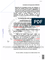 Incidente de Suspensión 898/2021.: Audelia Colunga Quevedo