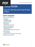 Study Guide: Exam PL-300: Microsoft Power BI Data Analyst