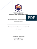 Reciclaje de Residuos y Subproductos Derivados de La Industria Vitivinícola