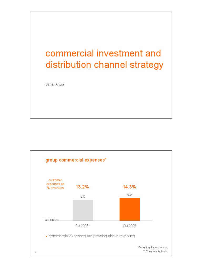 Commercial Investment and Distribution Channel Strategy PDF Loyalty