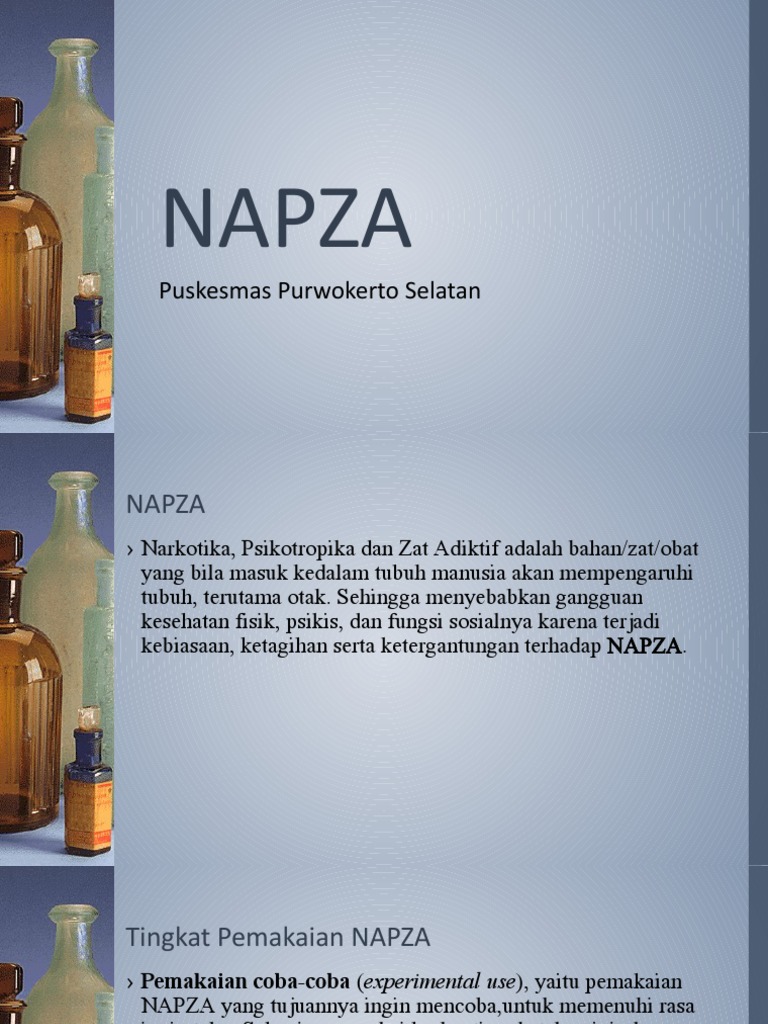 Dampak dan Gejala Penyalahgunaan NAPZA | PDF | Pengembangan Diri ...