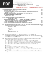 First Assessment 2nd Unit Test (2021-22)