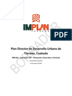 Plan Director de Desarrollo Urbano de Torreón 2022