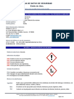 Oxido de Zinc Hoja de Seguridad