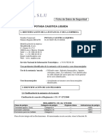 Potasa Caustica Hoja de Seguridad