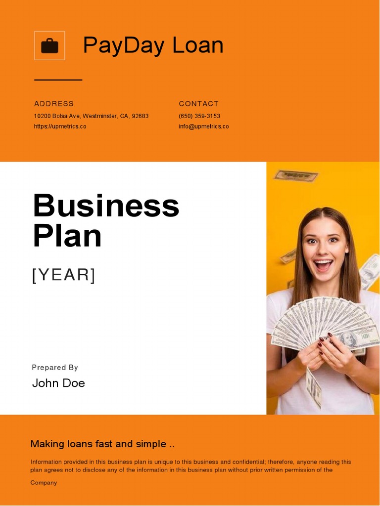 payday loan business plan pdf
