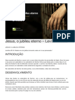 Jesus, o Jubileu Eterno - Levítico 25 - 13