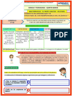 Experiencia de Aprendizaje 02 - Cyt - Actividad 03 - Quinto Grado