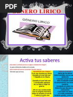 Género Lírico 1º NJ