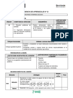 Sesion de Aprendizaje N°12