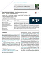 Green and lean sustainable development path in China:Guanxi, practices and performance