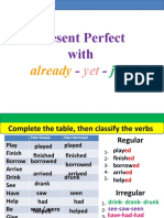 Present Perfect Just Yet Already - 69487