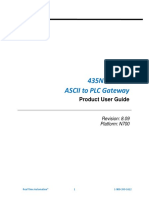 435NBX-N700 ASCII To PLC Gateway: Product User Guide
