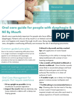 Dysphagia & Nil by Mouth Resource'