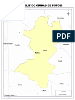 Mapa Politico Ciudad Potosi