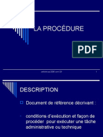 La procédure