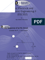 Basic Electrical and Electronic Engineering II Step Response
