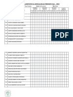 Registro de Asistencia de 6to - 2022