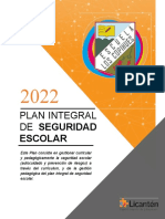 3. PLAN INTEGRAL DE SEGURIDAD ESCOLAR (2022)