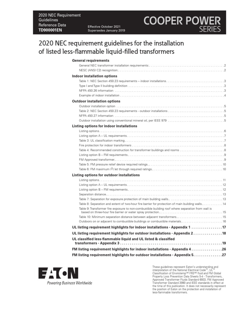2017 Nec Requirement Guidelines For Installation of Listed Less ...