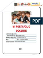 Portafolio Docente Aprendo en Casa