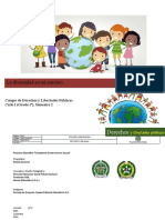 La Diversidad en Mi Entorno.: Campo de Derechos y Libertades Públicas Ciclo I (Grado 1º), Semestre 2