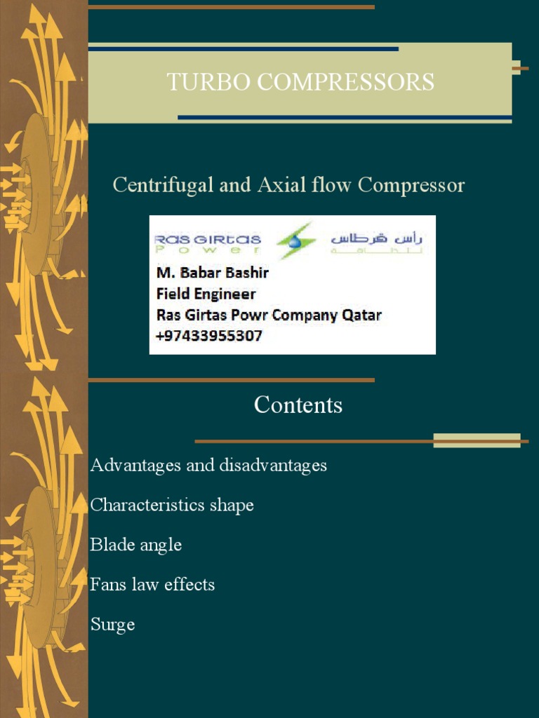 Centrifugal vs. Axial Compressors Explained | PDF | Liquids | Phases Of ...