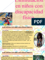 Estimulación en Niños Con Discapacidad Física