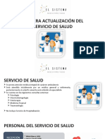 Primera Actualización de Procedimientos Del Servicio de Salud