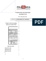 Avaliação Final - Automação