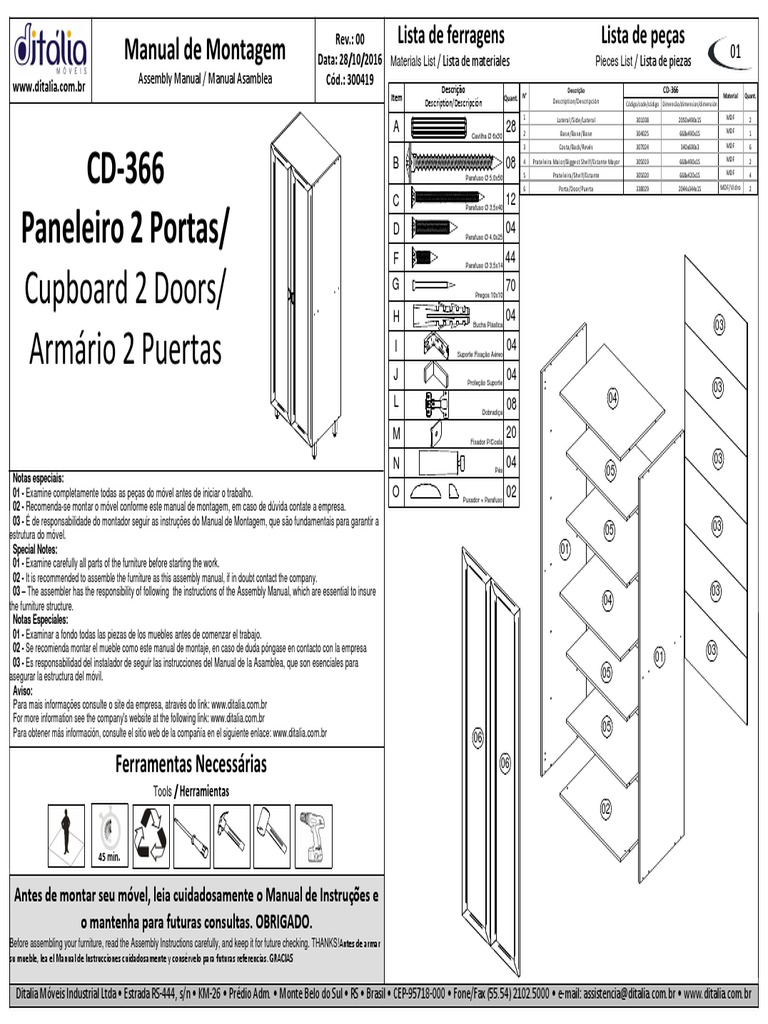 Manual de montaje