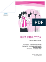 Guía Didáctica. Instrumento Vocal - Acosta, Sarah 