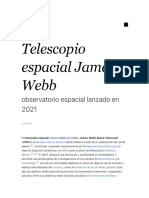 Telescopio espacial James Webb, observatorio lanzado en 2021