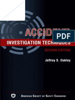 ASSE Accident Investigation Techniques 2nd ED