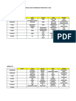 Jadual Kelas Tambahan Tingkatan 5 2022