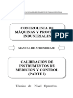 Calibracion de Instrumentos de Medicion y Control - Parte I