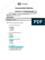 EVALUACIÓN Parcial