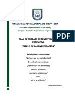 Investigación UNF