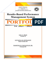 Rpms Portfolio Covers For Teachers (Sy 2020-2021)