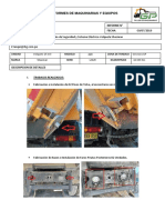 Informe de Implementar de Seguridad Volquete Shacman 